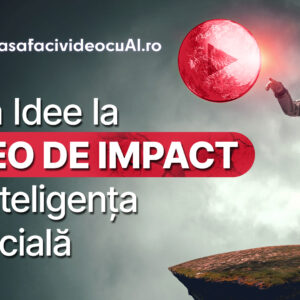 De la idee la video de impact cu Inteligența Artificială